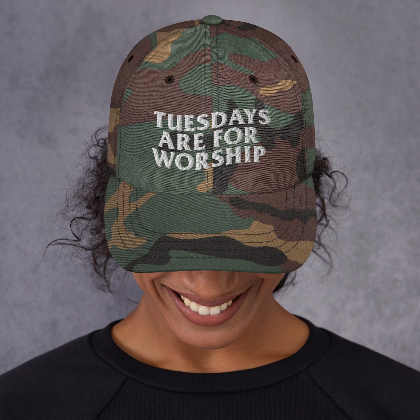 TUESDAYS ARE FOR WORSHIP - DAD HAT