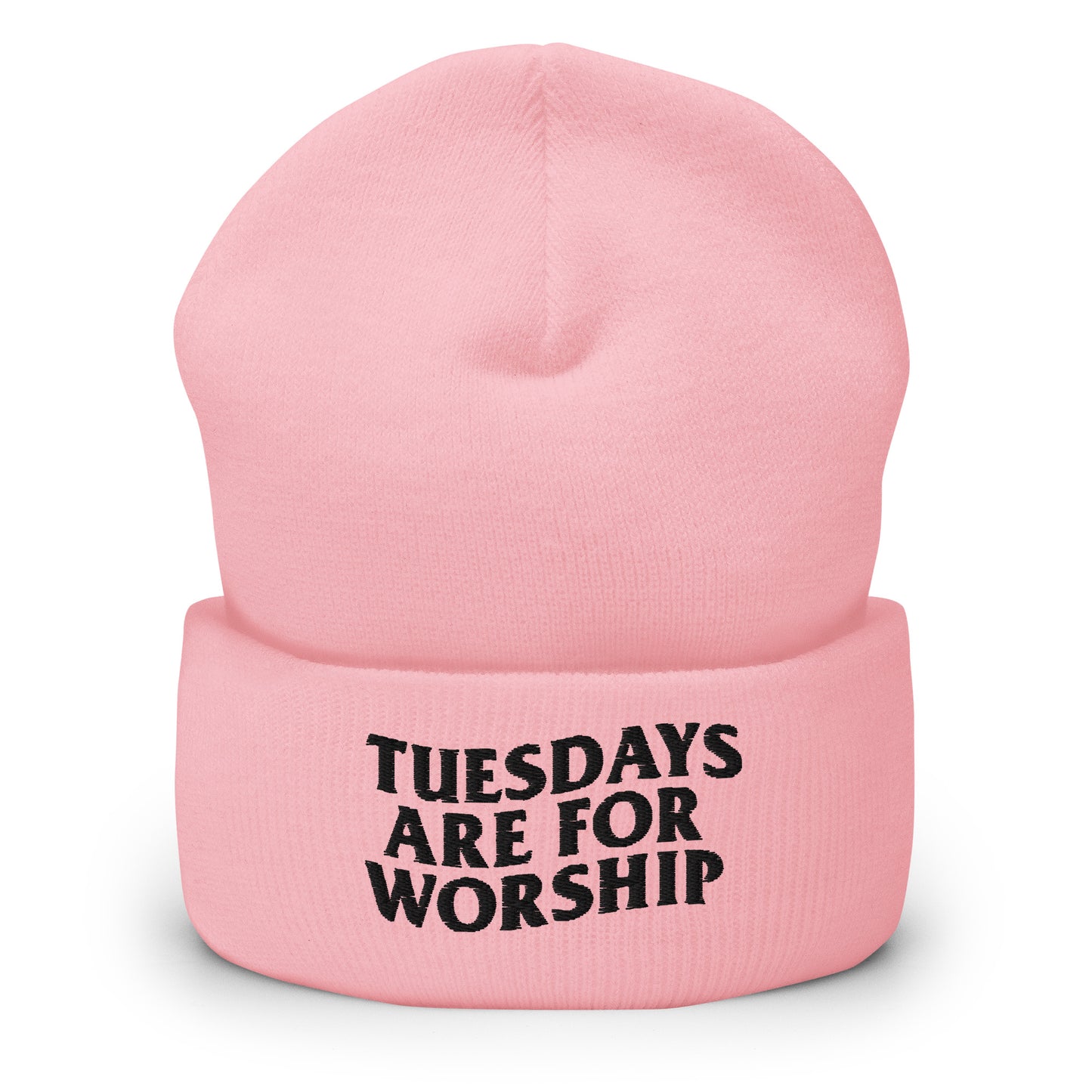 TUESDAYS ARE FOR WORSHIP BEANIE