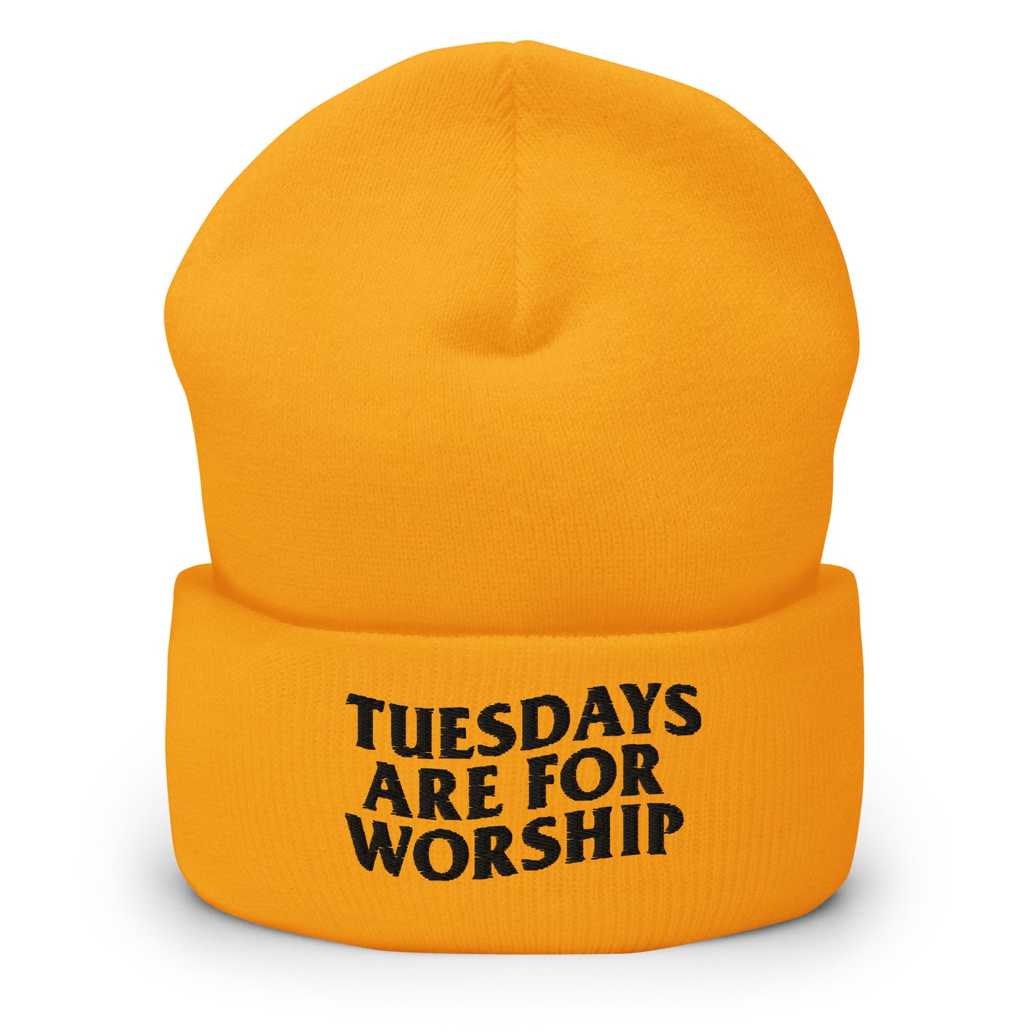 TUESDAYS ARE FOR WORSHIP BEANIE