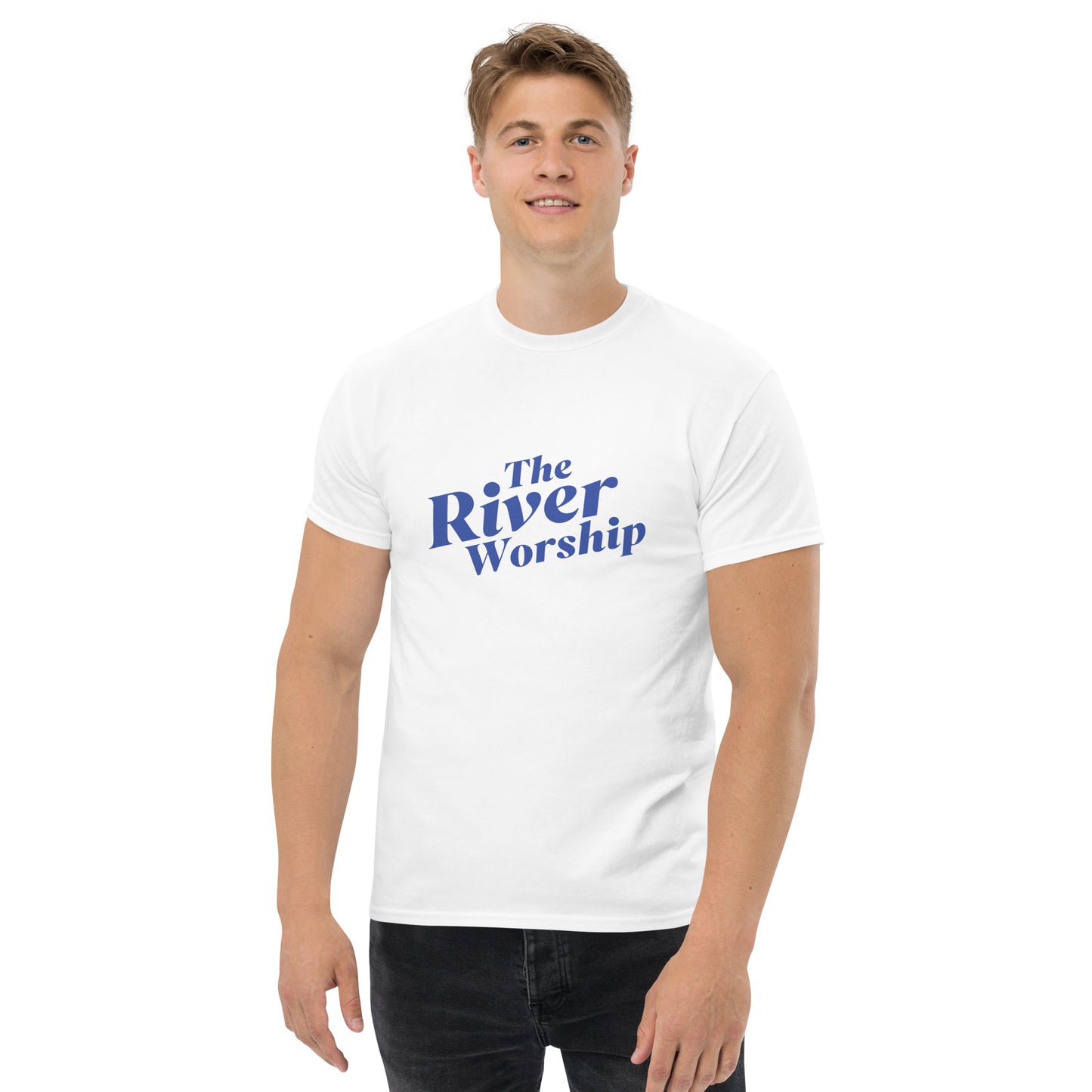 THE RIVER WORSHIP BLUE - TEE