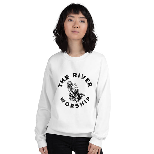 CREWNECK - THE RIVER WORSHIP - BLACK FONT